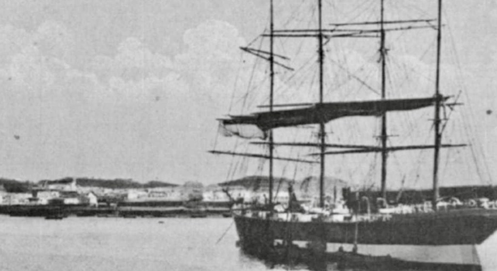 View of Huelva Port on the Odiel River