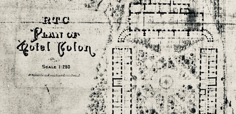 Hotel Colon Plans early 1880s