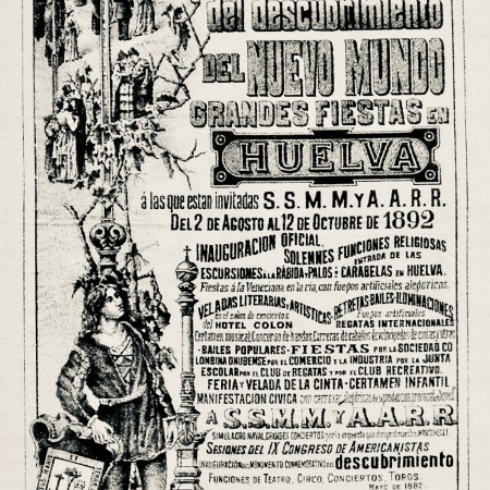 Official 1892 Columbus Celebrations poster