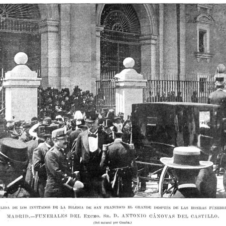 Funeral for Canovas del Castillo