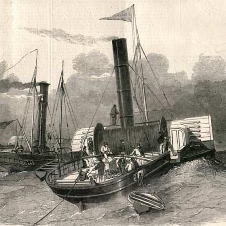 The Goliath and the Dover Calais Telegraph Cable