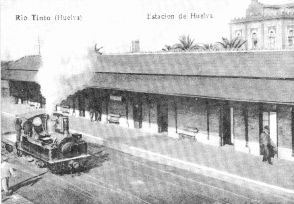 Rio Tinto Company train station in Huelva
