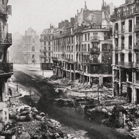 Paris Commune after the fighting 1871