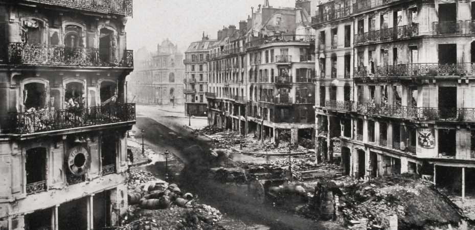 Paris Commune after the fighting 1871
