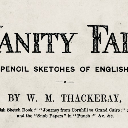 Vanity Fair front cover 1848