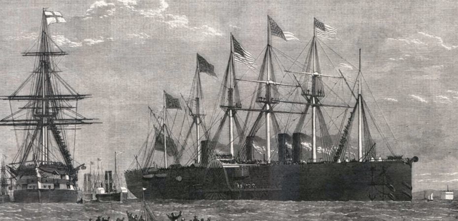 The Great Eastern. Transatlantic Telegraph 1866