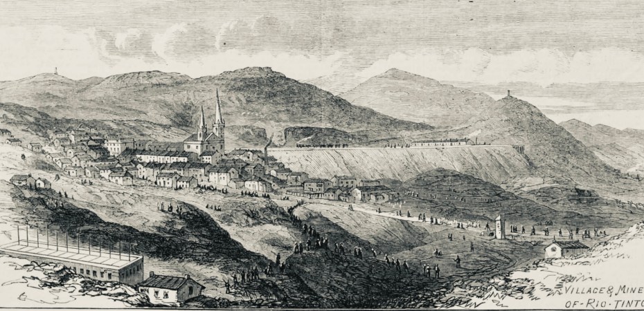 Village and Mines of Rio Tinto 1875