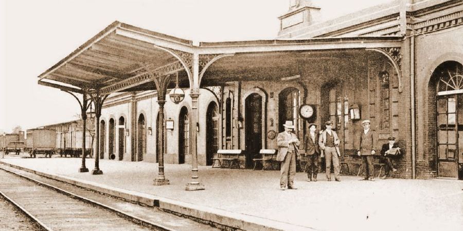 Zafra Huelva Railway. Zafra station in Huelva capital