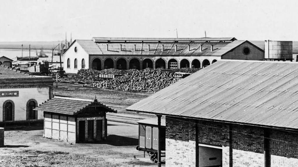 Zafra Railway and deposits at Huelva port
