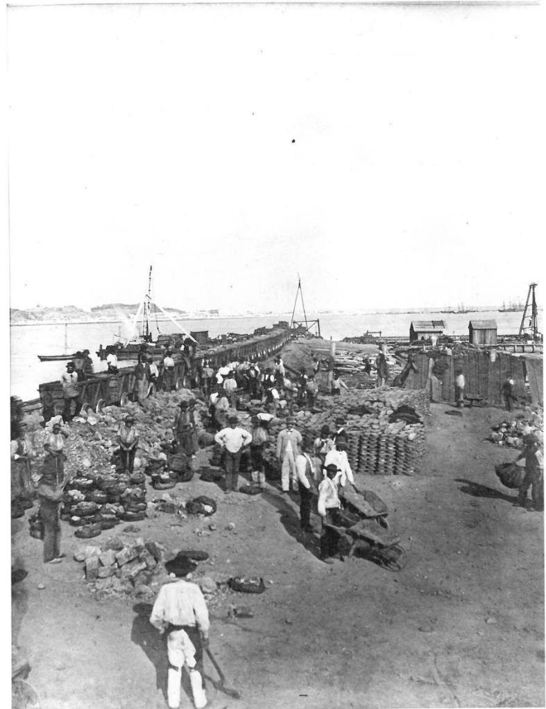 Building the Tharsis Warf end of the 1860s