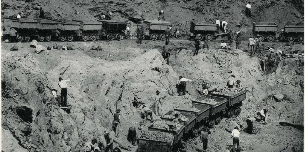 Working the Huelva pyrite open-cast mines