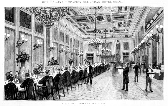 1883 inauguration of the Hotel Colon