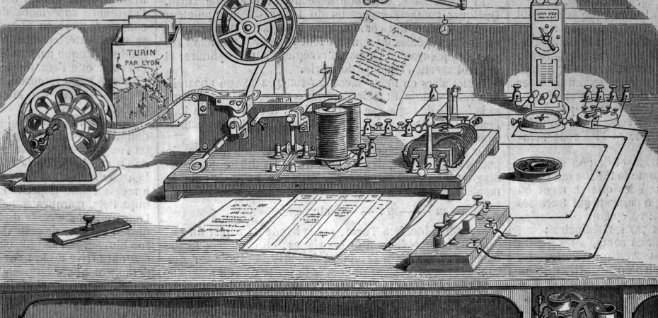 One of the original telegraph illustrations