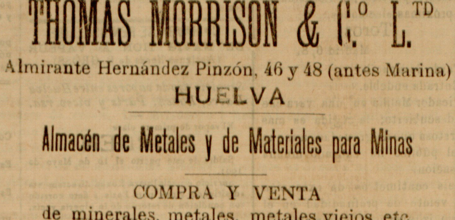Thomas Morrison Metals in Calle Marina Huelva