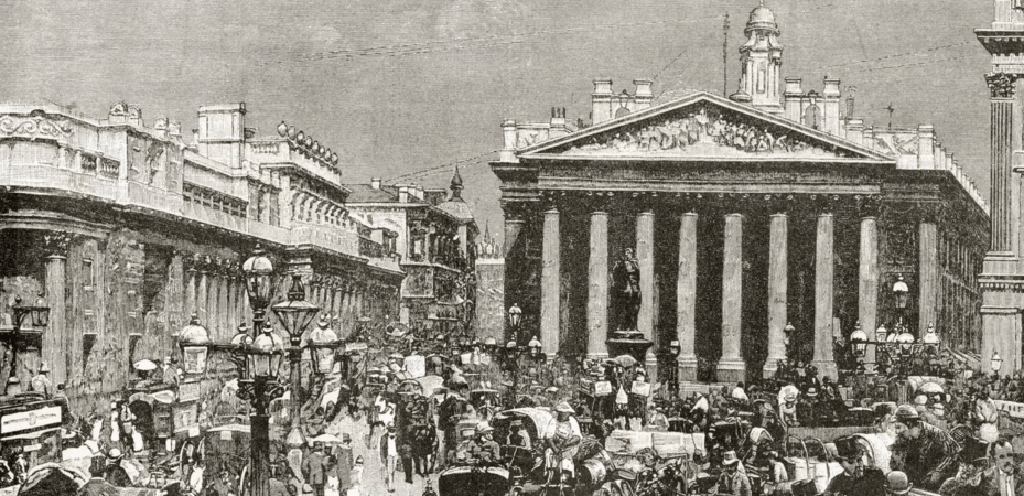 Royal Exchange London 19th century