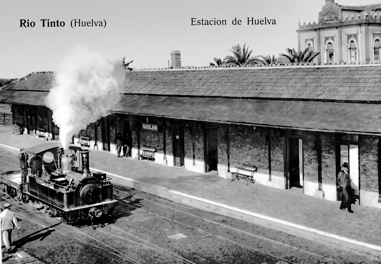 Rio Tinto Company train station in Huelva