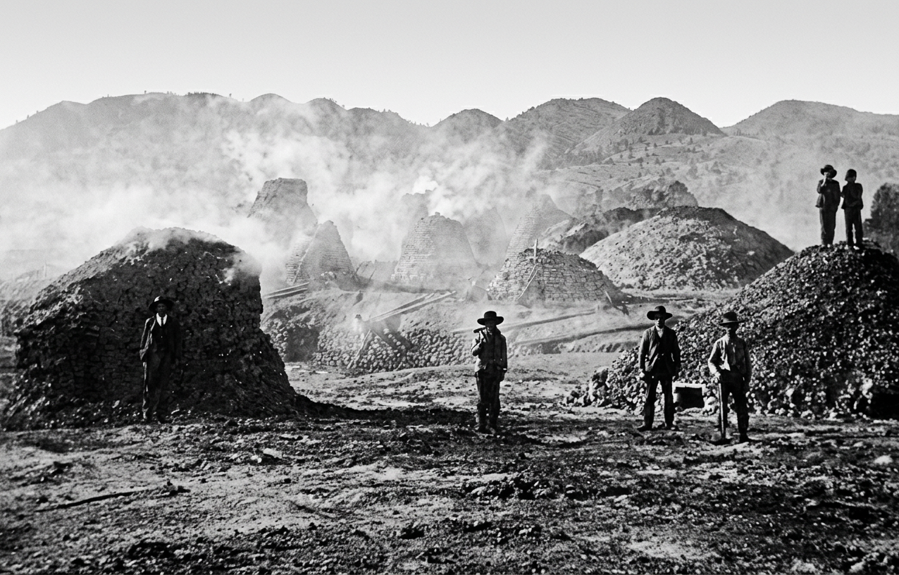 Heap roasting of the pyrites