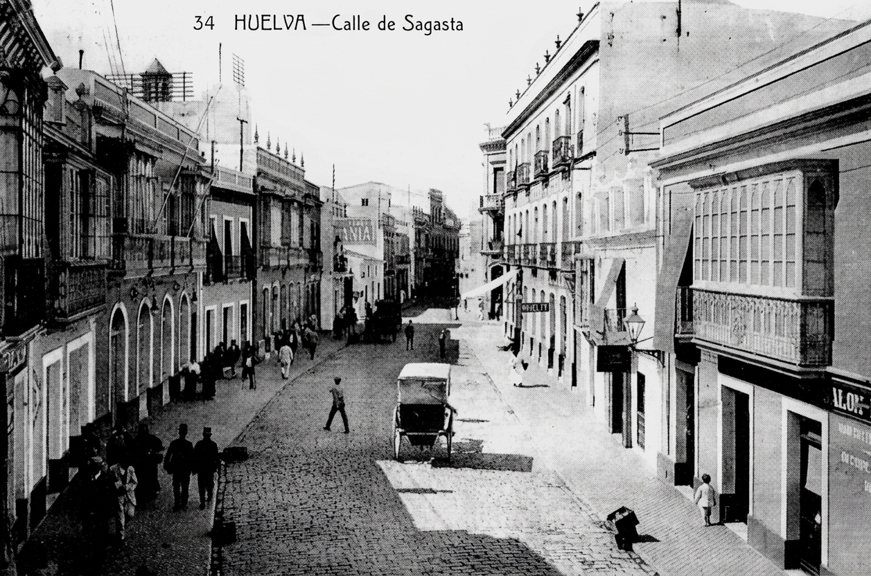 Calle Sagasta, now known as Calle Plus Ultra