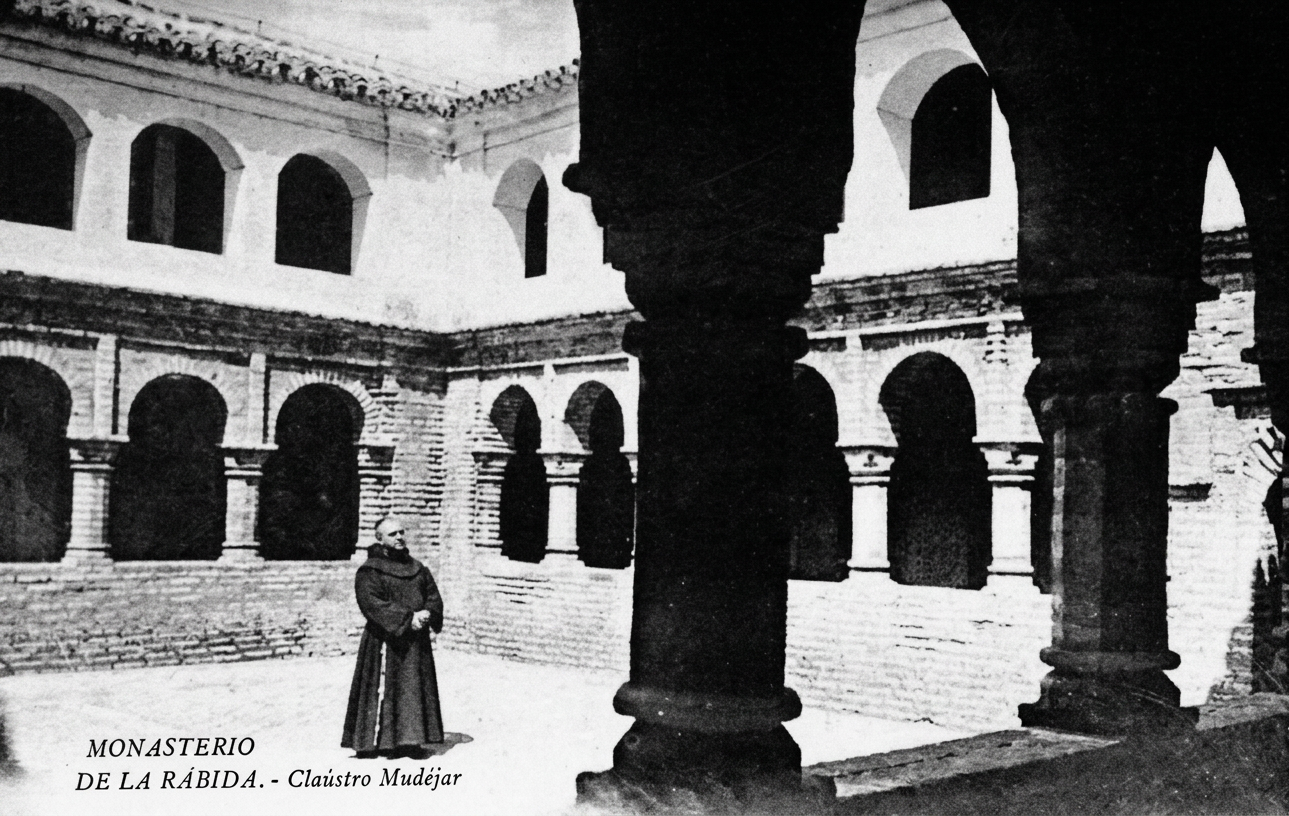 Interior of La Rabida Monastery where Christopher Columbus stayed before his journey of discovery. Still exists today
