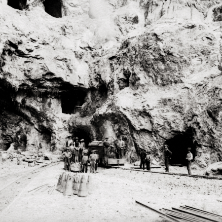 Workers at the Huelva Pyrite Mines