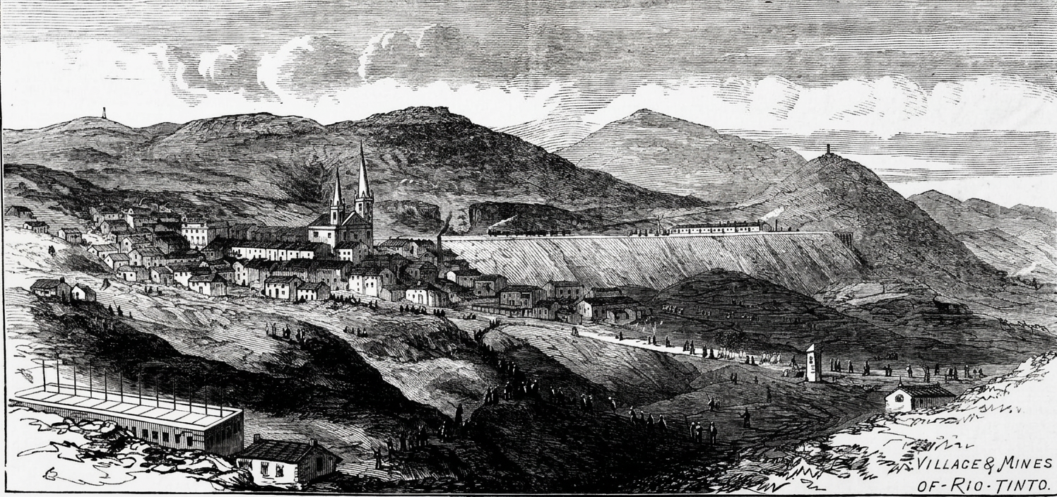 Village and Mines of Rio Tinto 1875