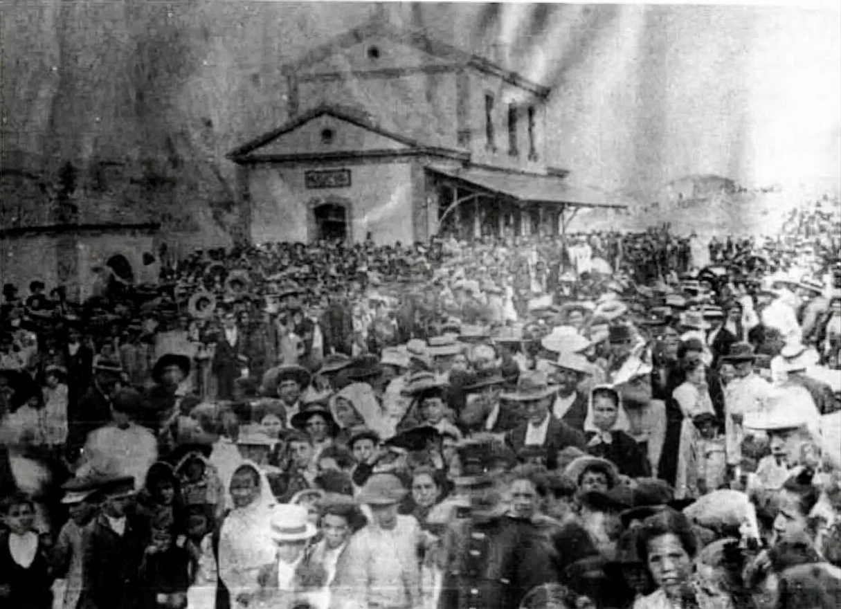 Train station in Nerva February 1888