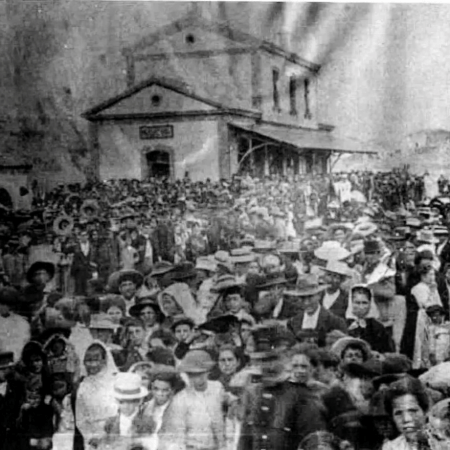 Train station in Nerva February 1888