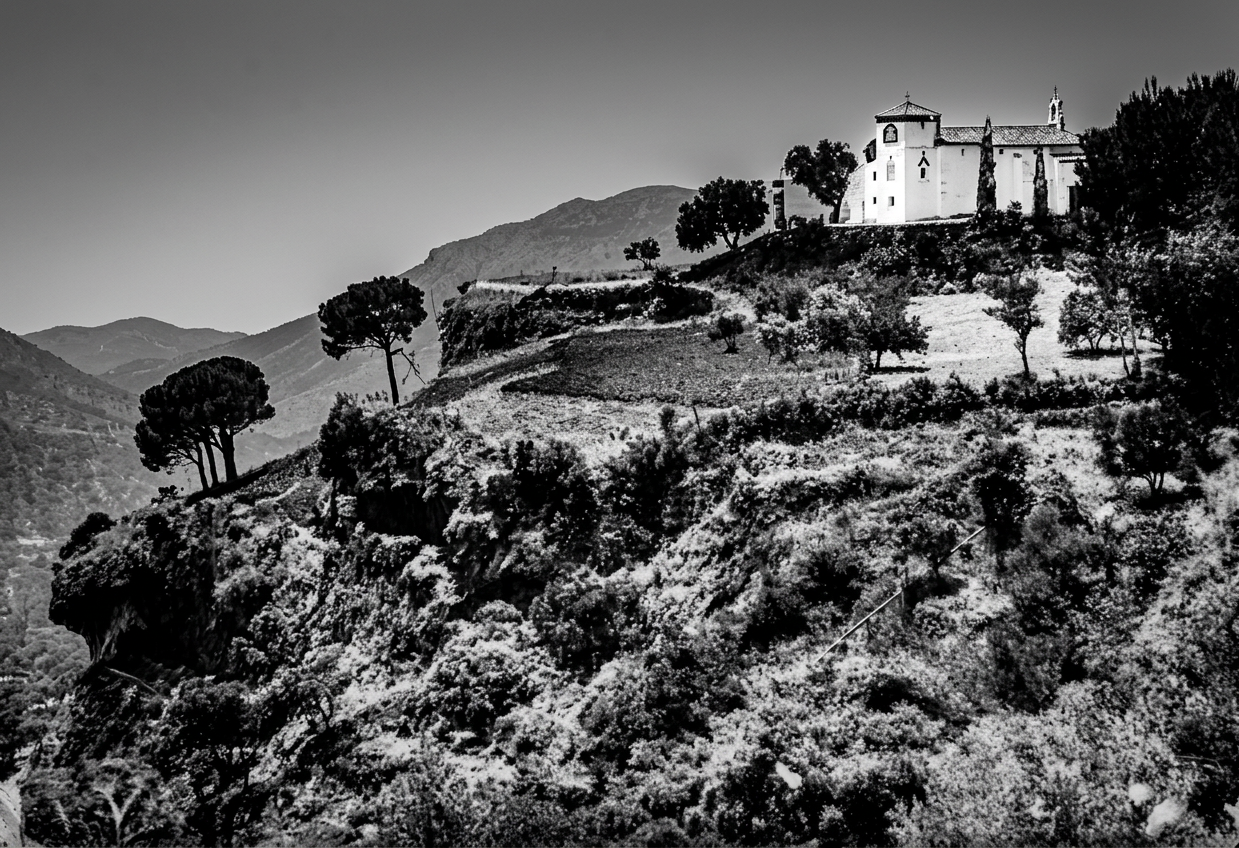 Side View of the Peña de Alájar