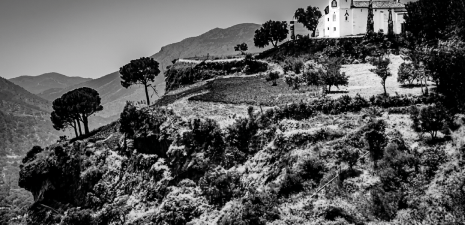 Side View of the Peña de Alájar
