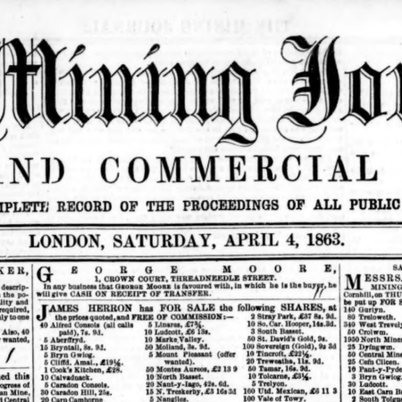 Mining Journal 4th April 1863